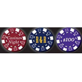 Striped Dice 11.5 Gram Hot Stamp Poker Chips